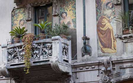 via malpighi milan art nouveau