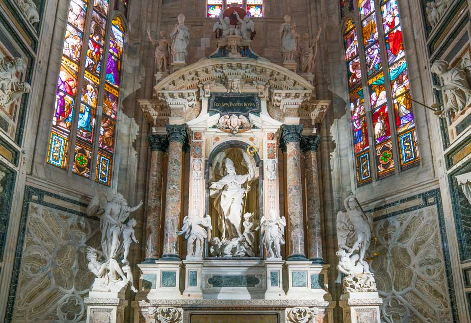 cathédrale de milan vitrailles