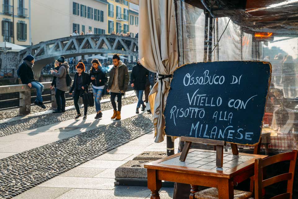 restaurants de cuisine milanaise